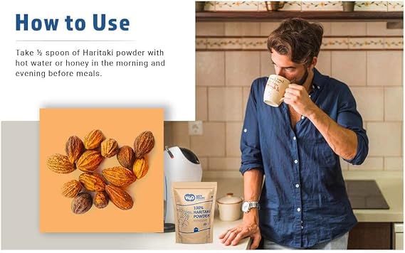 Haritaki Powder 1lb (16 Ounces), Terminalia Chebula (1 Pound)
