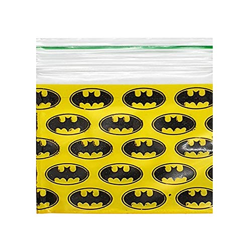 Grip Seal Bags Resealable Plastic Bags Poly Plastic Storage Bags Zip Lock Bags Baggies (30x30 mm (200 Pcs), Bat)