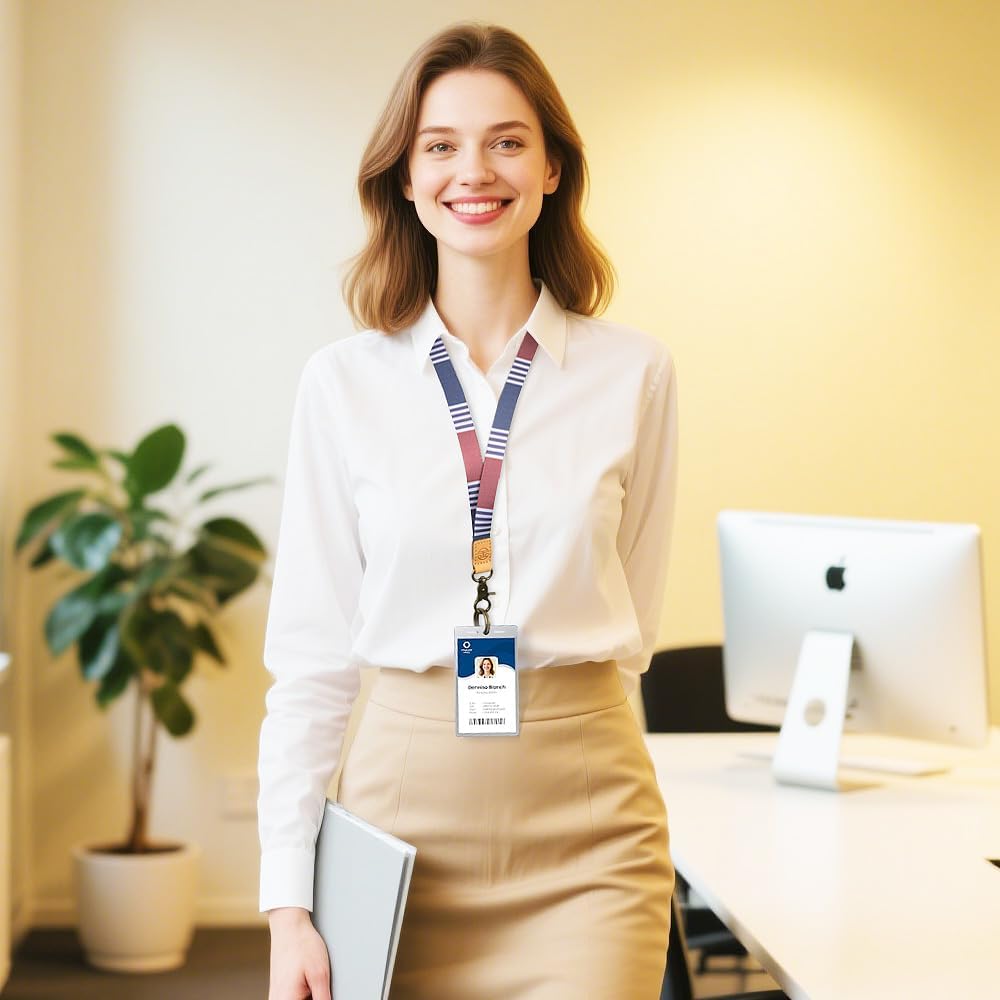 Lanyard for Keys, Cool Neck Strap Key Chain Holder, Long Lanyard for ID Badges Wallet - Image 7