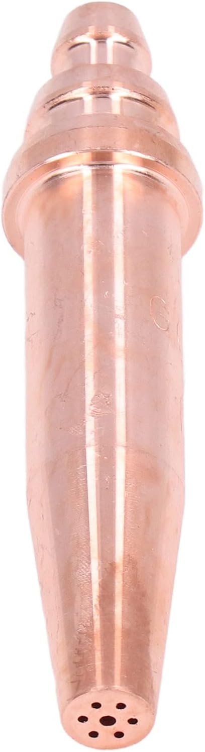 Garosa 5Pcs Acetylene Cutting Tips, Copper Material, Precision Machined for Easy Cuts to 2.76in, Ideal for Professional Use