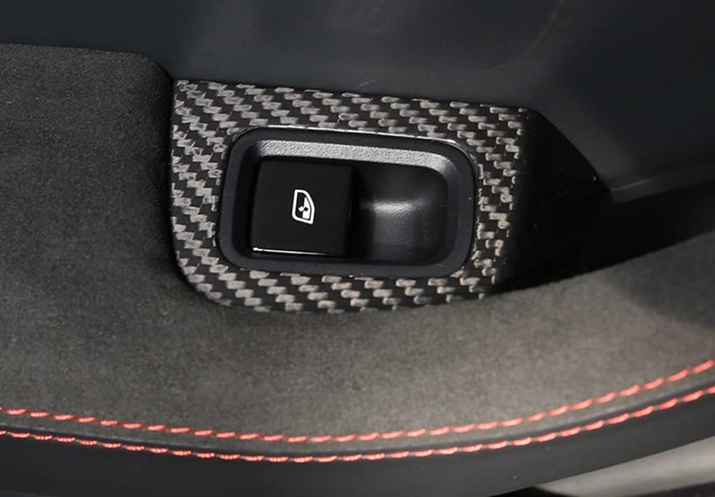 New Carbon Fiber Window Control Covers Compatible with Porsche Panamera (971) 2017-2022 (Black)