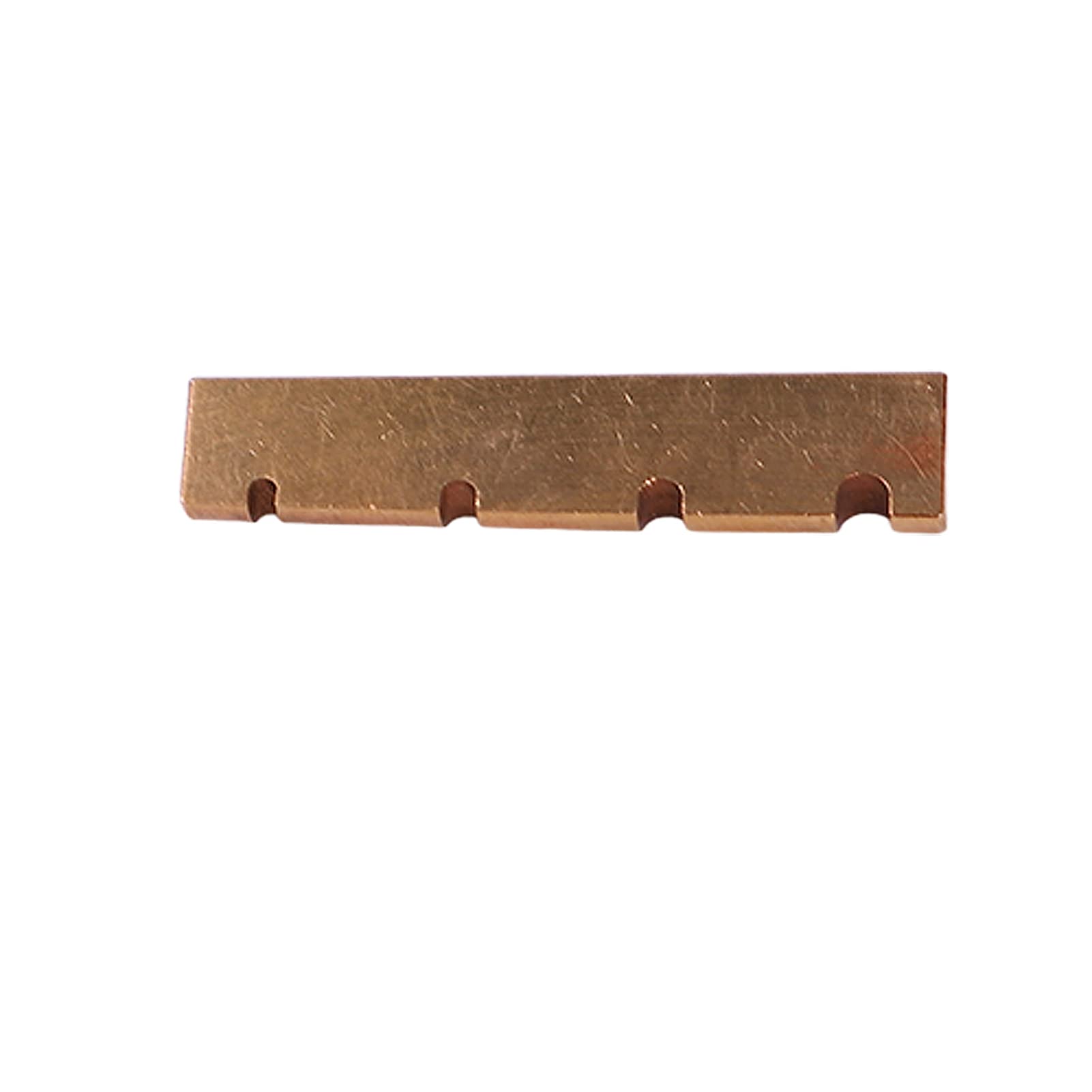 Dado d'ottone Basso, Dado d'ottone Pre Scanalato Sostituzione Rapida dell'installazione Ascensore Basso Perfetto per lo Strumento a Molla (GL230 4 corde)