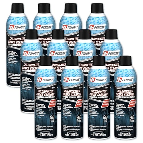 Penray 4820-12PK Chlorinated Brake Cleaner - 19-Ounce Aerosol Can, Case of 12