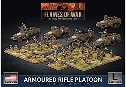 Flames Of War Late United States U Platoon Excellent Armored Rifle