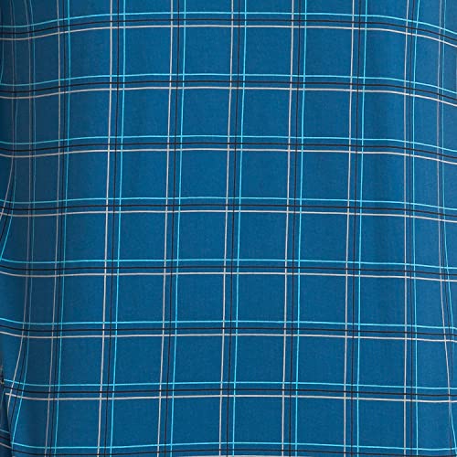 Image of Park Avenue Men's Pure Cotton Print Pattern Slim Fit Polo Collar Half Sleeve Casual T-Shirt