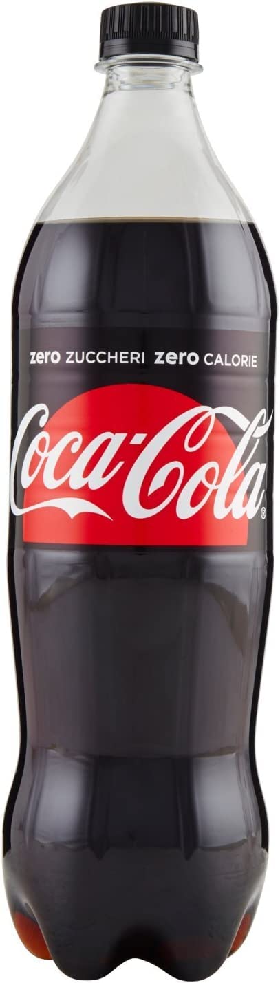 6x Cola-Cola Zero Zuccheri ohne zucker Italian alkoholfreies Getränk PET 1Lt Coca Cola Softdrink