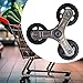 Etyldya 2Pcs Stair Climbing Wheels Replacement Portable Triangle Trolley Wheels