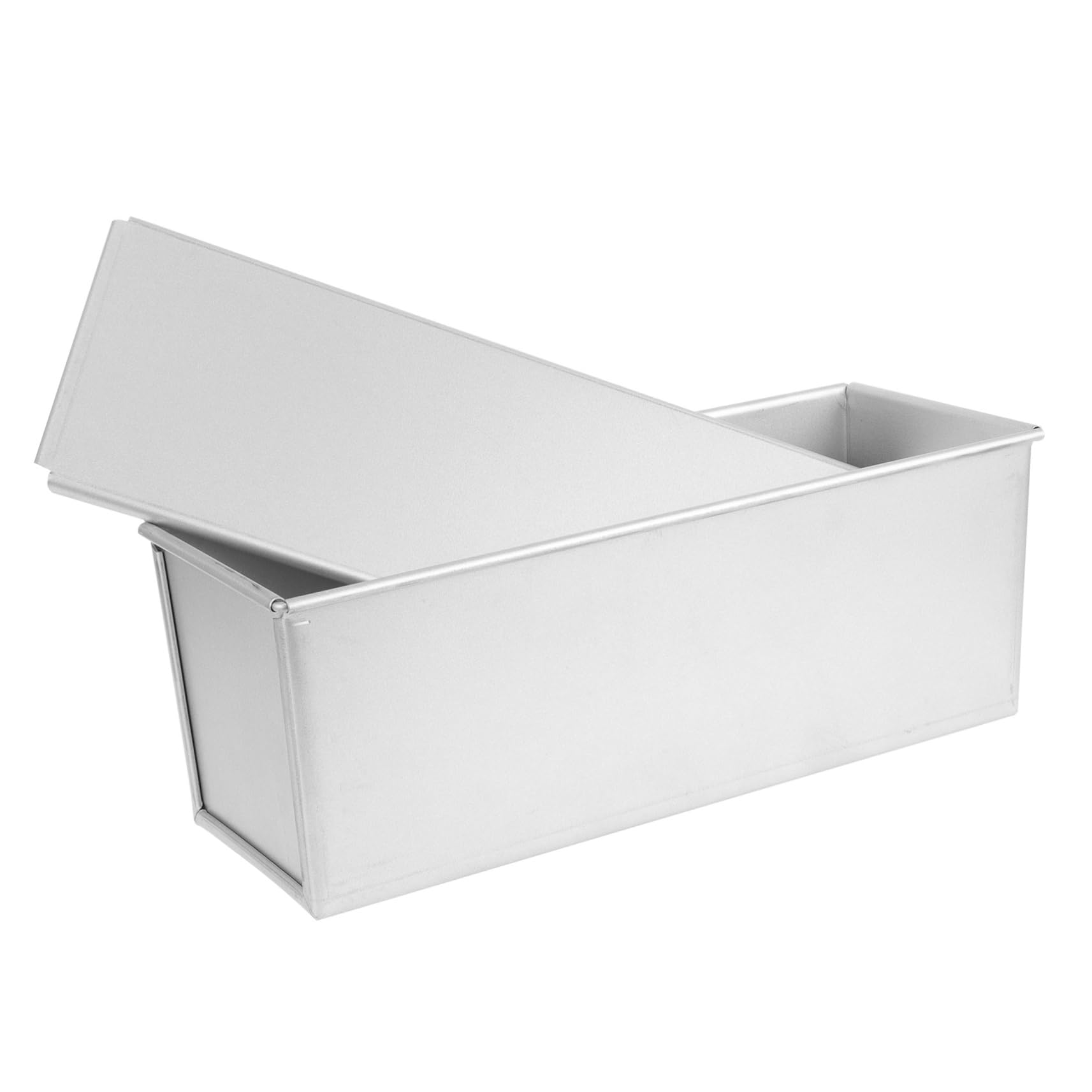 Abaodam Kastenform mit Deckel Metall Kastenbrot Backform Antihaft Toastbox für Haushalt Backen Backzeit Verkürzend Sichere Kanten