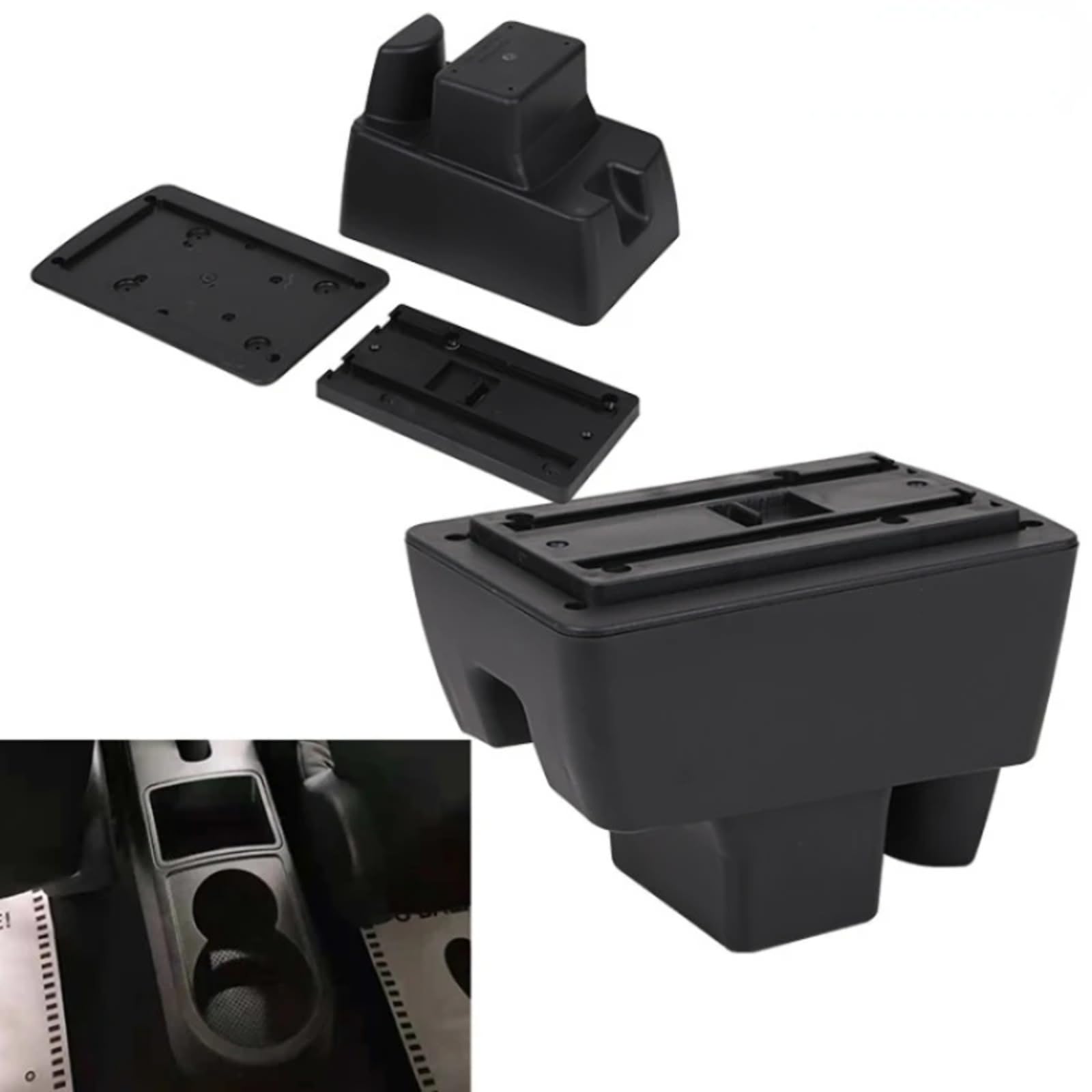 Dla Skoda Dla Rapid Dla VW Dla Polo 2020 2021 podłokietnik ze schowkiem do podłokietnika samochodowego ze schowkiem USB akumulatorowa popielniczka Auto części