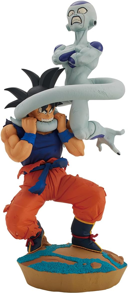 Ichibansho Figure - Dragon Ball Z - Son Goku vs Frieza (Dragon History), Bandai Spirits Collectible Statue