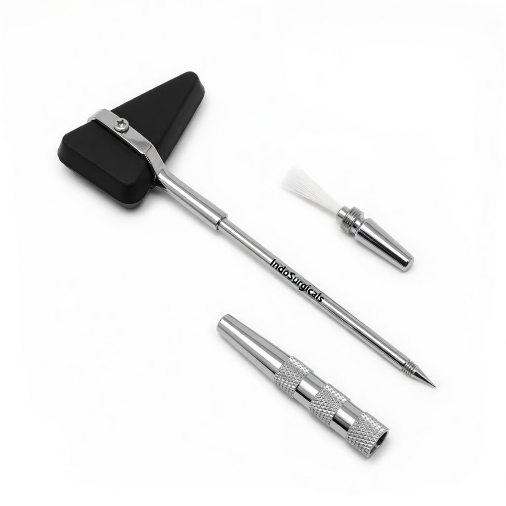 IS IndoSurgicals Medical Percussion Reflex Knee Hammer Taylor Model (Deluxe Quality)