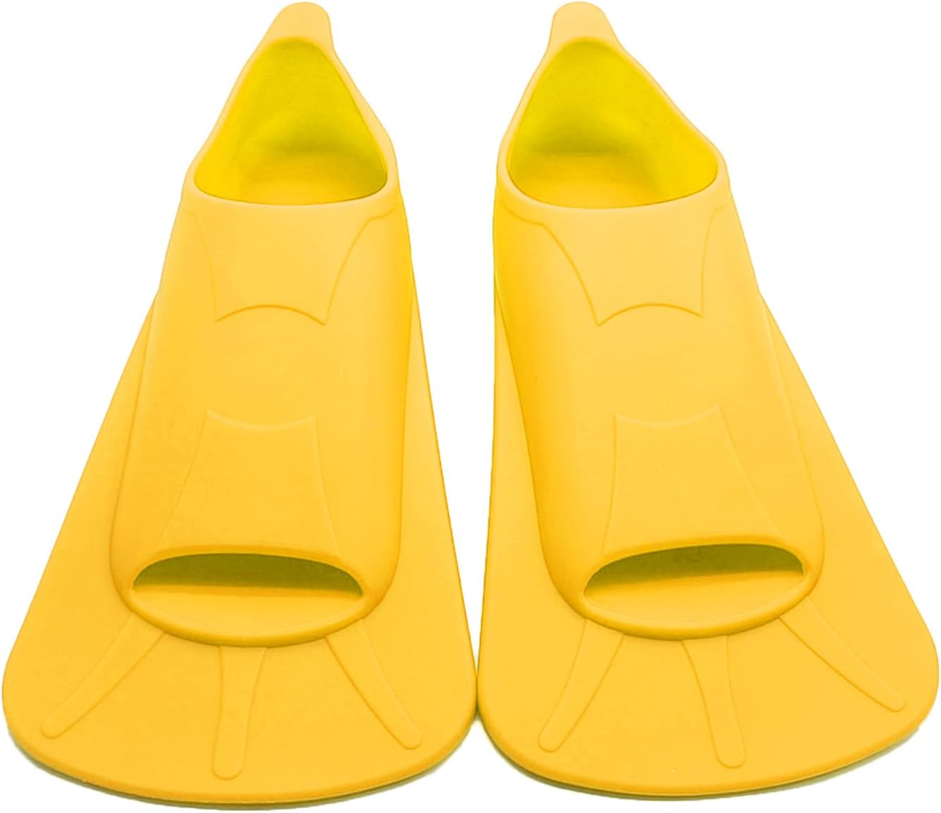 Silicone Swimming Training Fins Swim Flippers Travel Size Short for Snorkeling Diving Pool Man Women Travel Silicone Swim