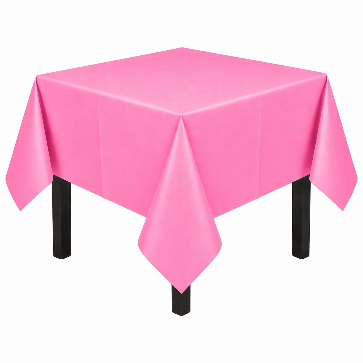 Pink Caroline 90Cm Square Tablecovers Hot Pack Of 2