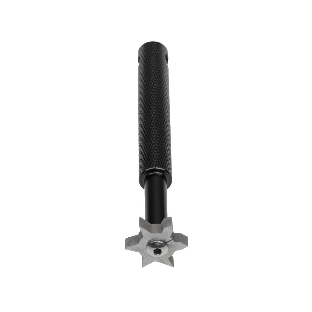 Golfschläger Iron Wedge U & V Square Groove Sharpener Cleaner Schwarz