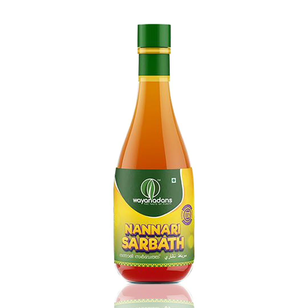 WAYANADANS Nannari Sarbath – Sarasaparilla Syrup (675 ml) | Kerala Sarbath | Pure and Natural coolant |100% Natural & Refreshing Herbal Drink-image-26