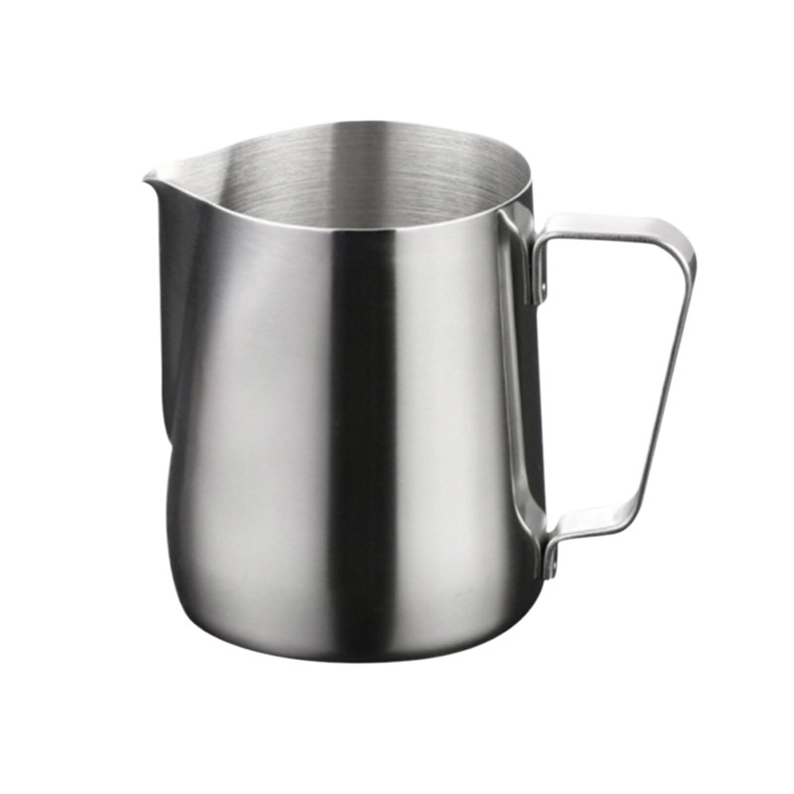 LINYpA66 Stainless Steel Milk Pitcher 150-1000ML Coffee Milk Frothing Jug Milk Frother Pitcher Stainless Steel Measurement Jug Milk Pot Coffee Accessories(1000ML)