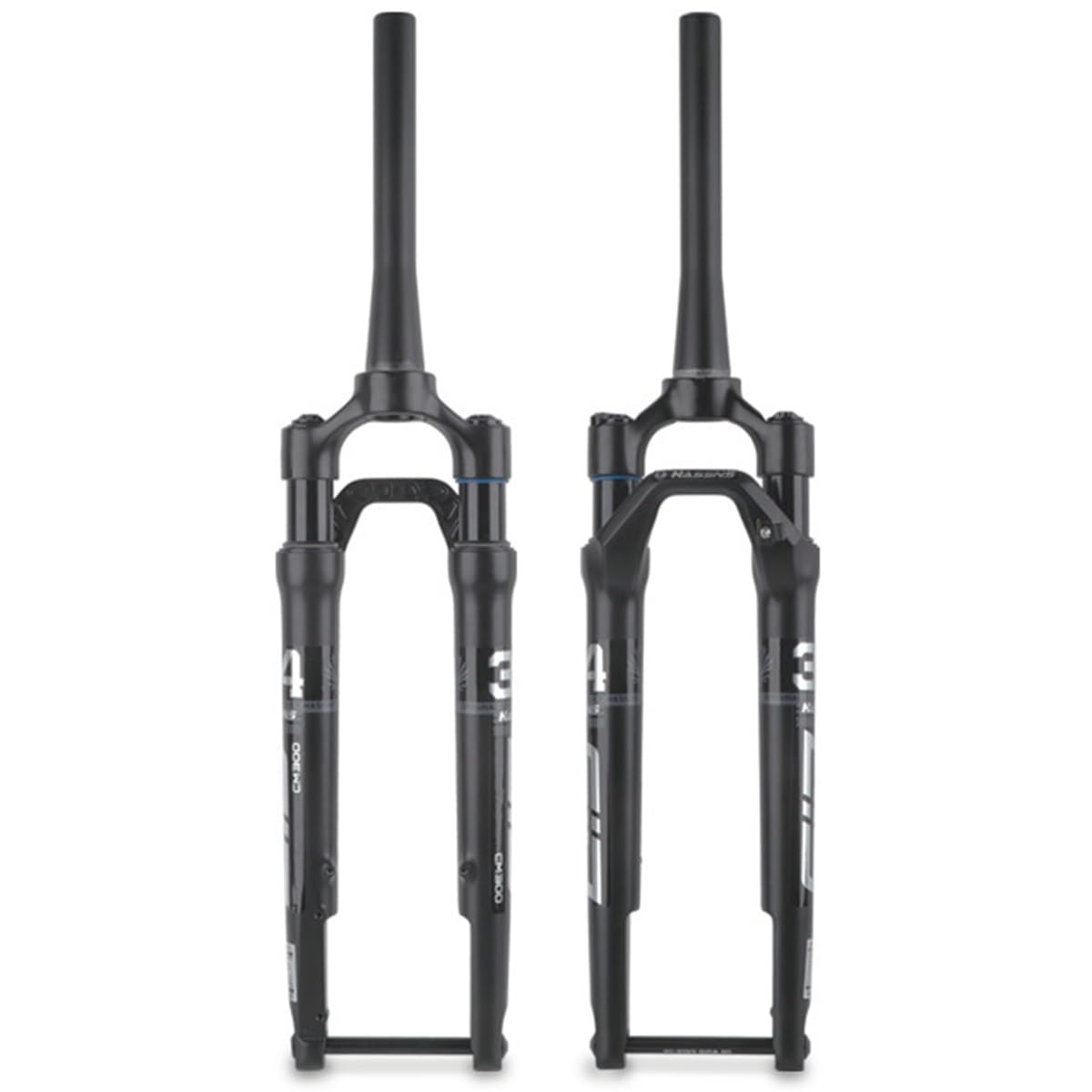 700c Fahrrad-Vorderradgabel 1-1/2" Tapered Mountain Road Bike HOMSXPACs 12mm×100mm Steckachse 40mm Federweg Scheibenbremse Schulterverschluss Sportartikel