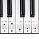 New and Improved! - Keysies Transparent Plastic Removable Piano and Keyboard Note Stickers - Plus Handy Placement Guide.