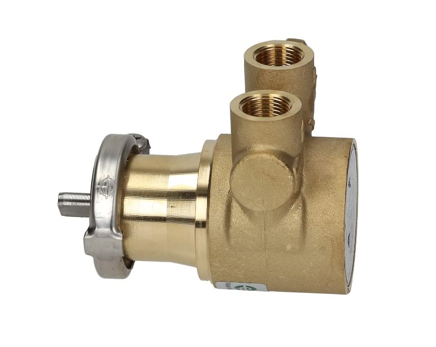 FLUID-O-TECH Cabezal de bomba PO/PA 204 L 82MM 200L/H CONEXIÓN 3/8" GAS CON BYPASS LATÓN