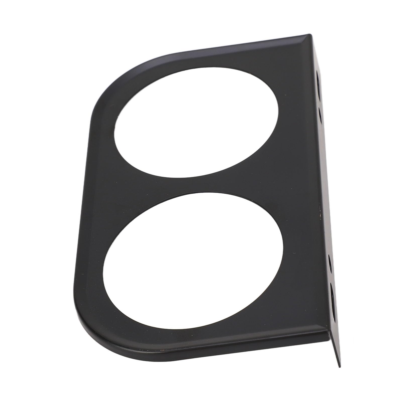 2 Hole Gauge Panel Universal Metal Car Meter Mount 2 Inch Gauge Holder Panel, Premium Material, Easy Installation, with Designed Instrument Mount Panel for Vehicles (Black)