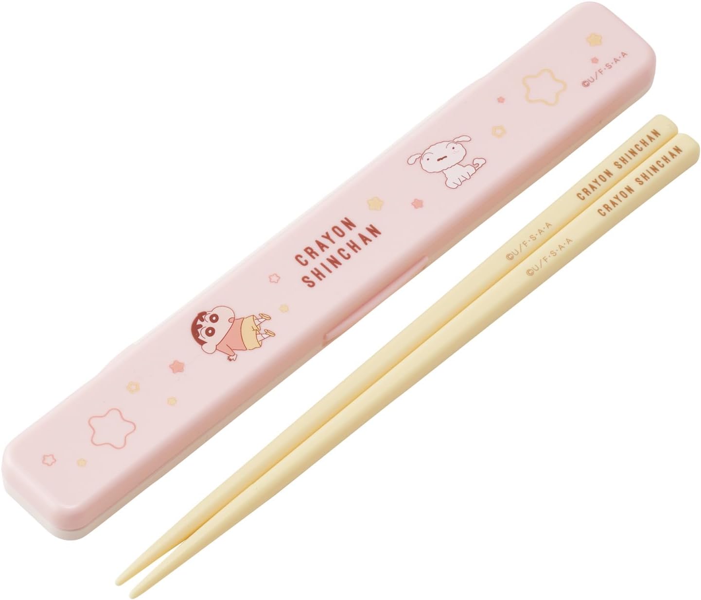 Skater ABC3-A Crayon Shin-chan Pastel Star Chopsticks & Chopsticks Case Set, 7.1 inches (18 cm), Made in Japan