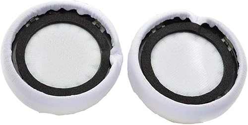Miniatura 5 de Almohadillas Mixr de repuesto para orejas de piel sintética compatible con auriculares Mixr (blanco)