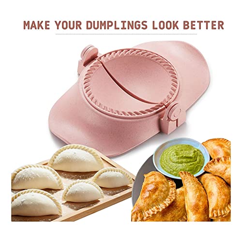 Hopbucan 1 Set Dumpling Maker Dumpling Dough Mold Set including Ring Cutter and Stuffing Spoon Kitchen Gadget for Empanada - Image 3