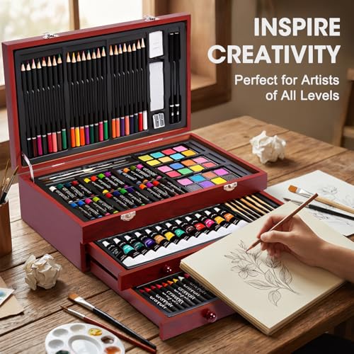 157 Piece Professional Acrylic Paint Kit