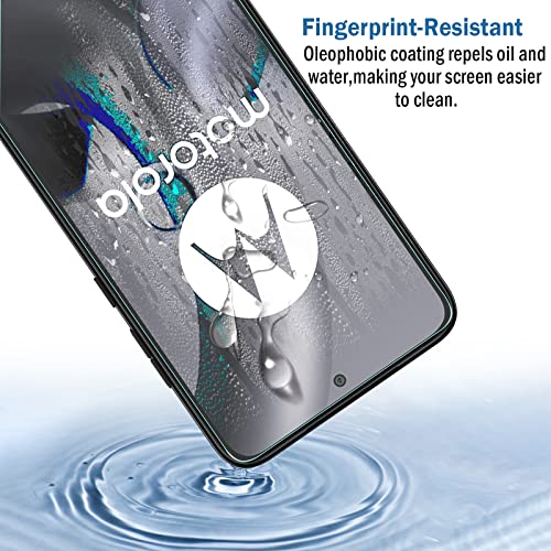 Natbok 2 Pezzi Vetro Temperato per Moto Edge 30