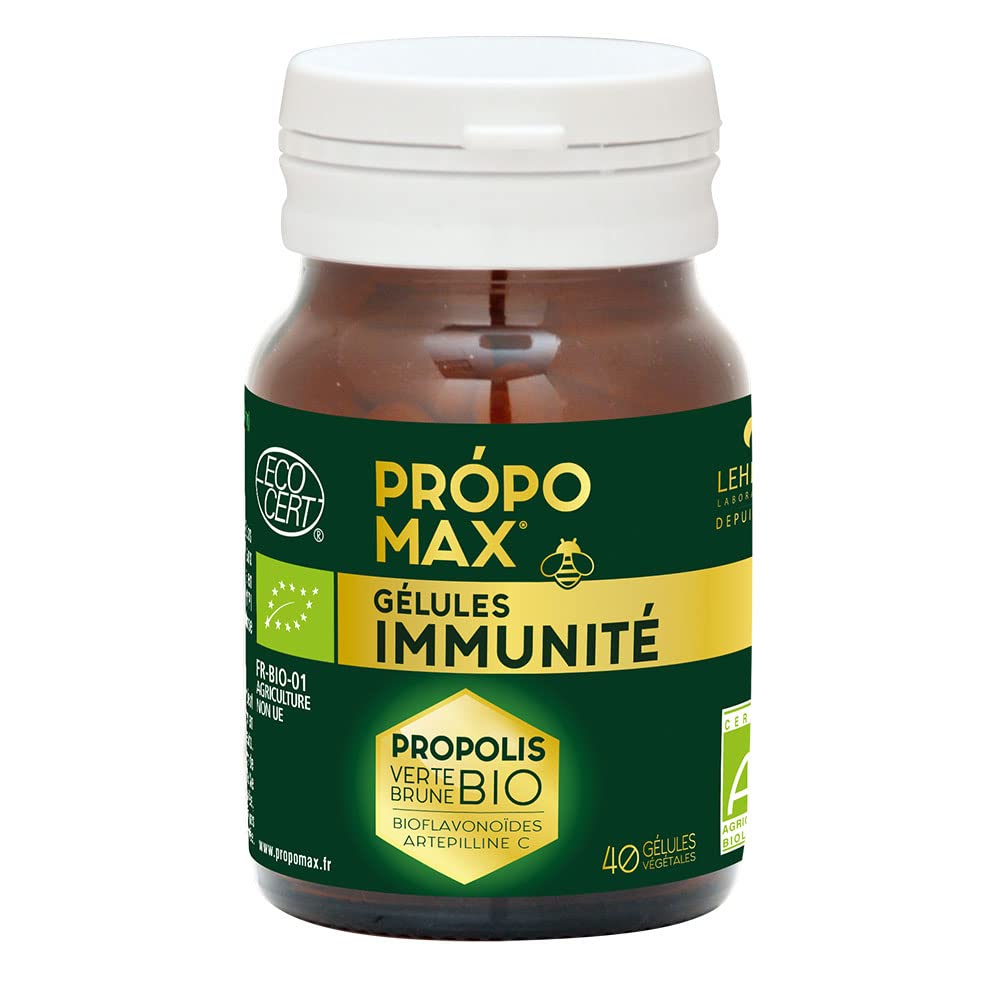 Lehning Propomax Immunité Extrait de Propolis Bio 40 gélules