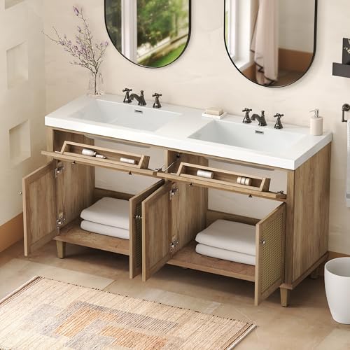 THINK 30 60 Inch Bathroom Vanity - Boho Bathroom Vanity