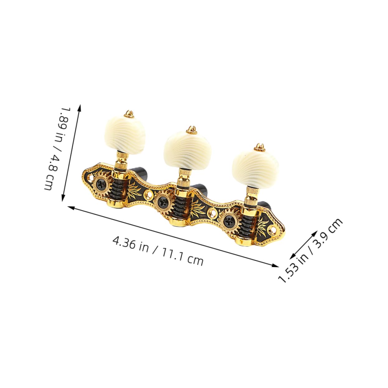 Goldene Gitarren Stimmwirbel Gc304 1 Satz Mechaniken aus Metall | Gitarre und Ukulele, Stabile Stimmung, Ergonomische Bedienung, Präzise Justierung