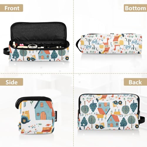Bolsa de viaje resistente al calor Farm Marble para herramientas de cabello, organizador portátil para planchas, rizadores y accesorios de cuidado capilar miniatura 5