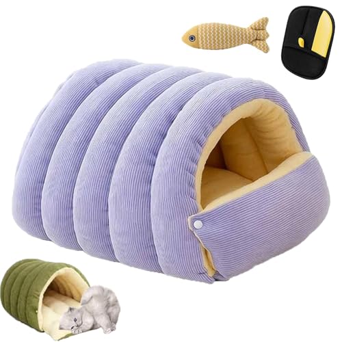 Cozy Monster Cat Bed, 2026 and Winter Warm Cat House, Soft and Wa...