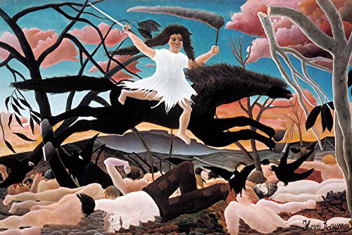 1art1 Henri Rousseau Posters XXL Le Poste De Douane, 1890 Affiche 120x80 cm