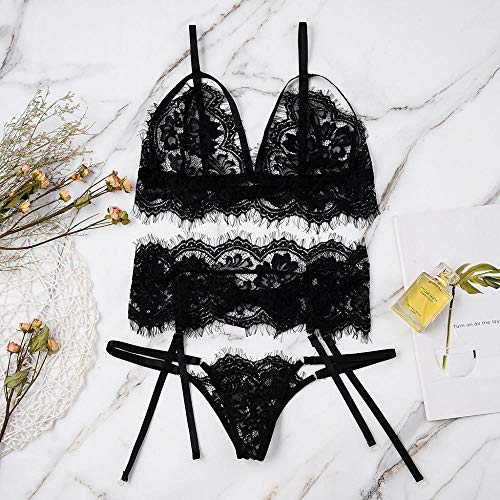 Soutien-gorge string jarretière broderie : le cadeau glamour idéal