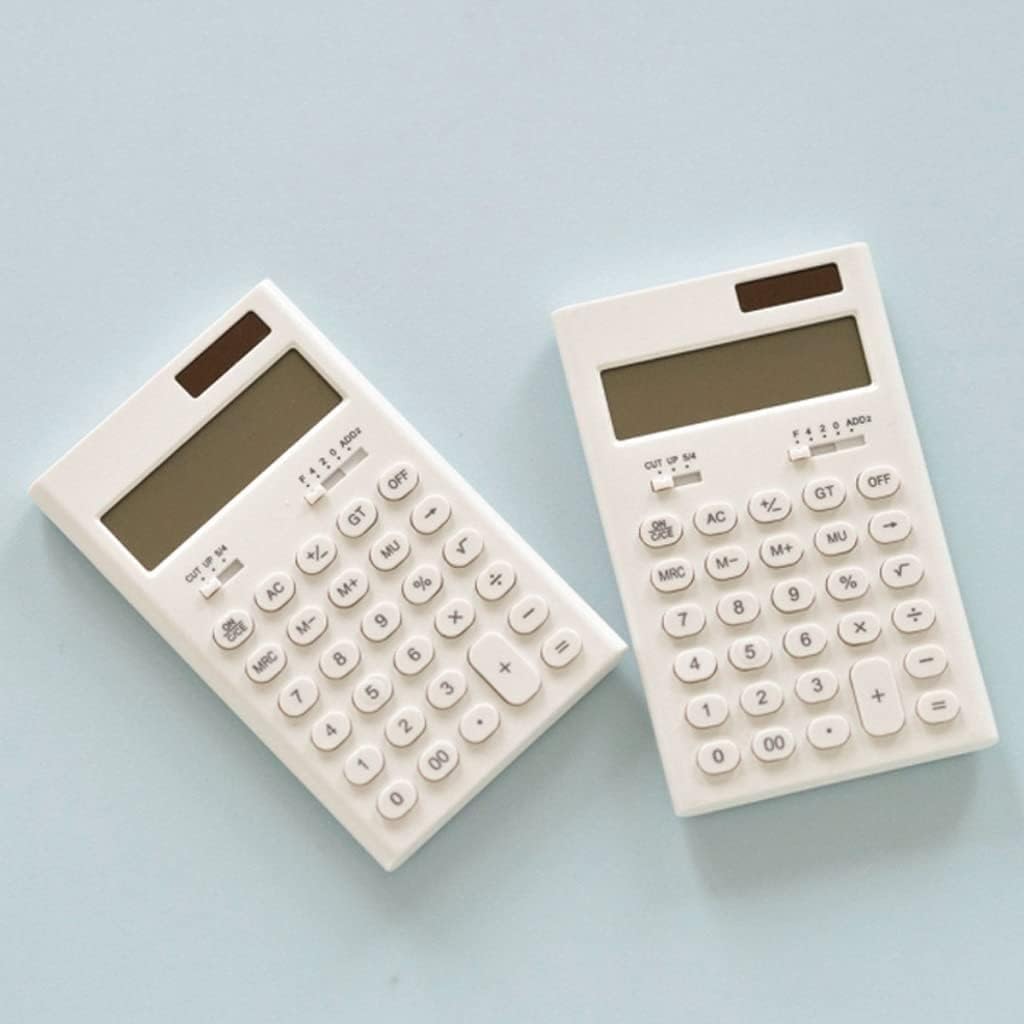 Calcolatrice per Ufficio Calcolatrice di Base Portatile Calcolatrice Solare Elettronica Tascabile Portatile Forniture for L'apprendimento degli Studenti Scuola