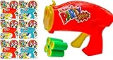 Confetti Party Poppers Gun Party Supplies (6 Packs) Reusable Multicolor Metallic Confetti Poppers Gun Confetti Gun, Party Favors or Kids and Adults Birthday Parties Crazy Hour Fun. Plus Sticker 955-6s -  JA-RU