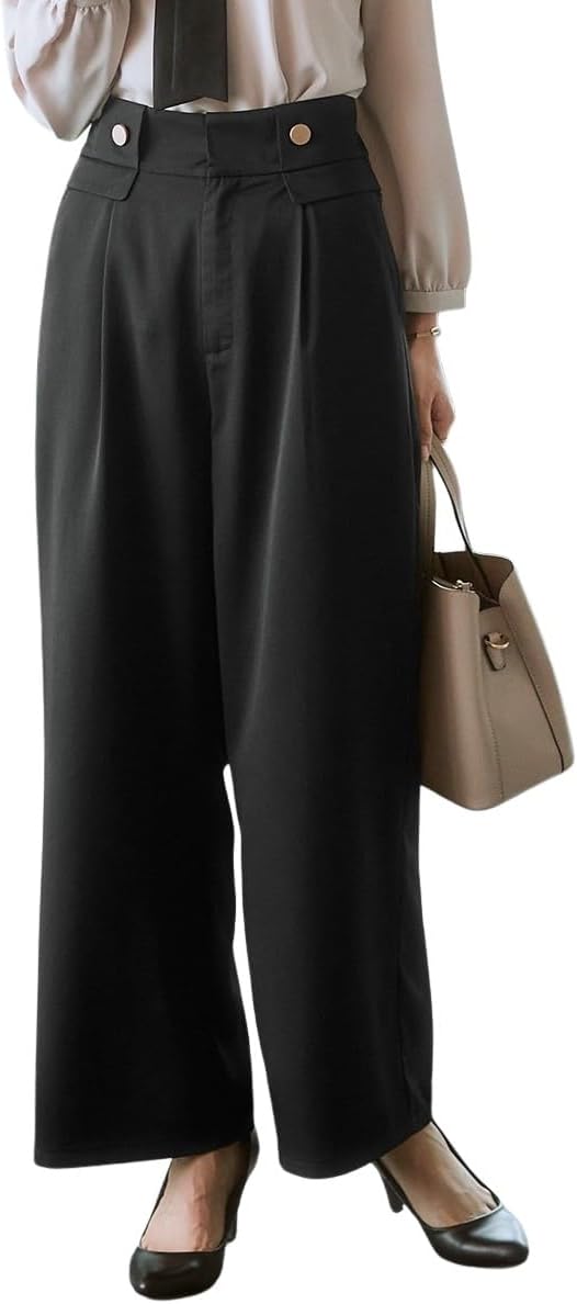 H BEAUTY & YOUTH トロピカルウール フレアスラックス 25年製 H