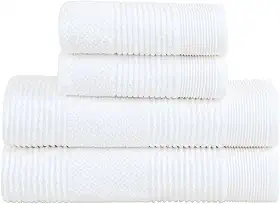 Jogo de Toalhas Buddemeyer Maya Extra Soft Banho Branco 4 peças