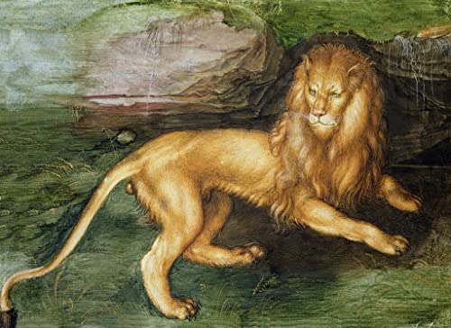 Cuadro de león para pared de dormitorio, lienzo decorativo y pintura mural de 60x90