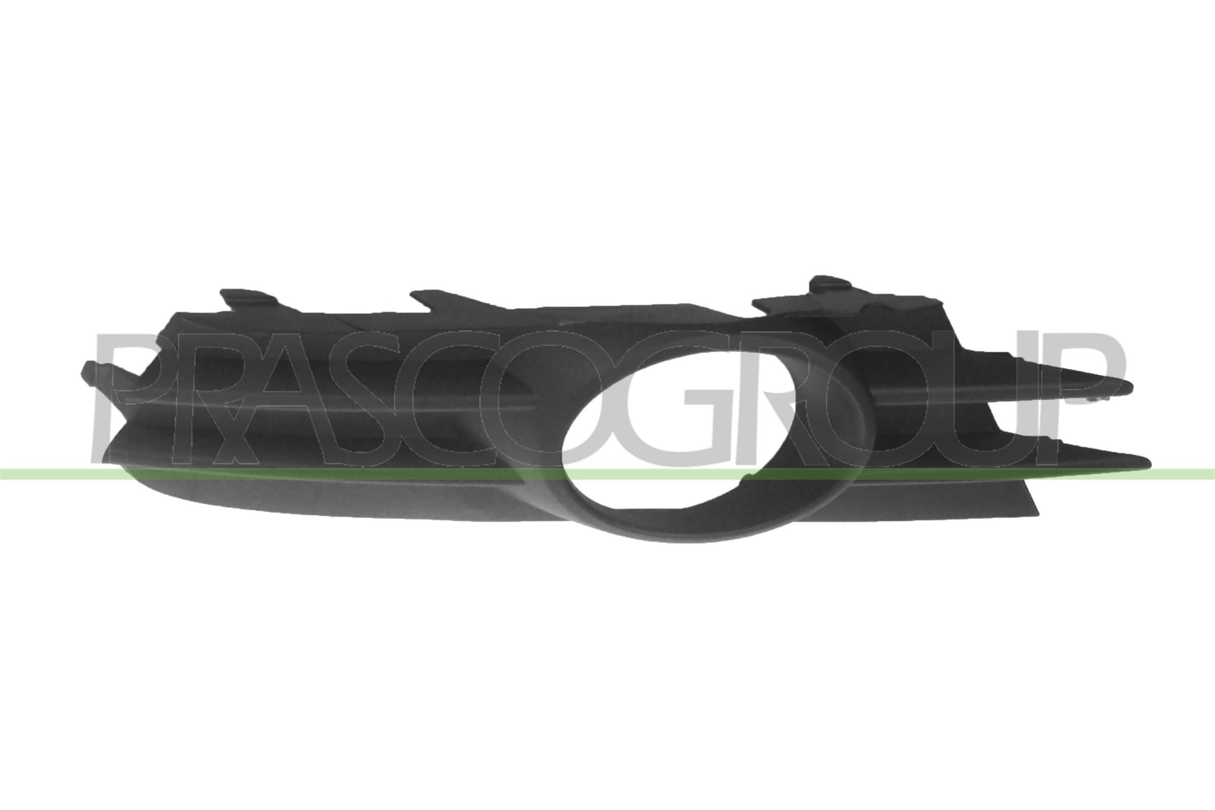 Prasco Griglia Destra Paraurti Goffrata Nera Con Sede Fendinebbia-image