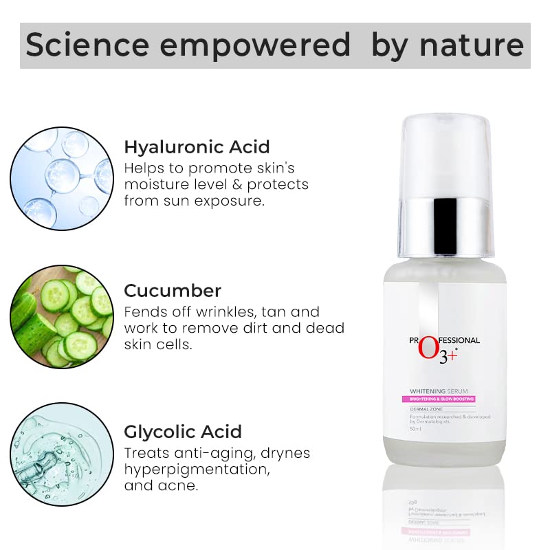 O3+ Whitening Serum for Pigmentation Control and Skin Lightening, 50ml - Image 6