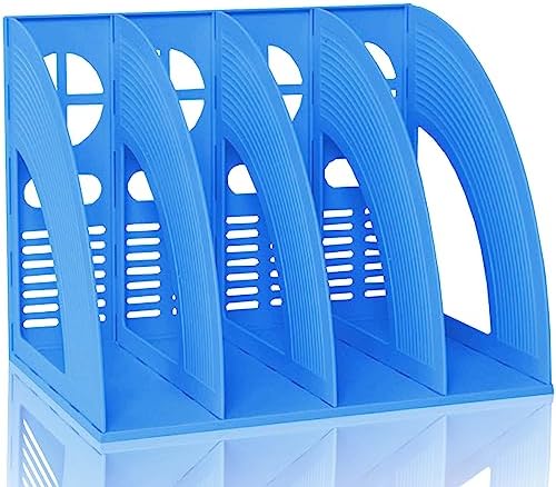 KXF Plastic Blue File Organizer For A4 Documents, Office