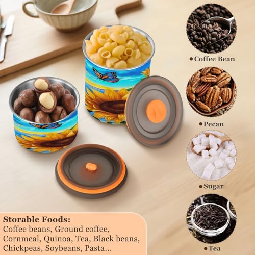 Contenedor de acero inoxidable hermético 500 ml miniatura 5