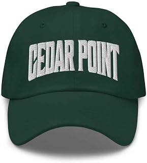 Cedar Point Baseball Cap Cedar Point Dad Hat Illinois IL Hat Embroidered Souvenir