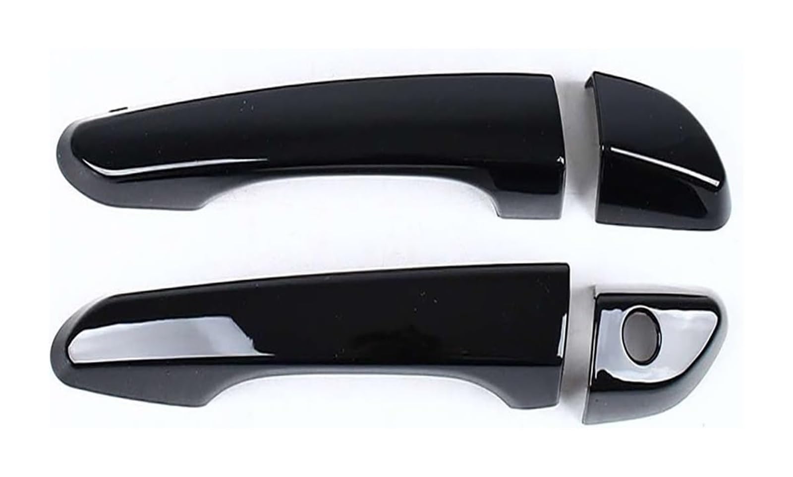 YSBVBLRMRV Car Outside Door Handle Cap for Encino 2018-2023 Single Hole Door Handle Cover Decorative Anti-Scratch Protector(2 Doors Bright Black)