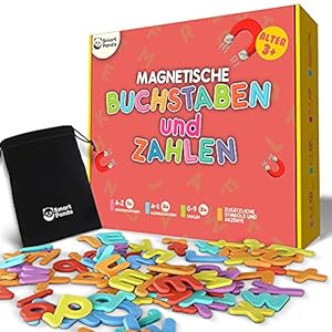 Smart Panda Magnetische Buchstaben und Zahlen Set