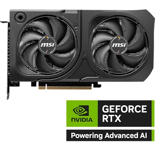 Image of msi Gaming RTX 5060 Ti 16G Shadow 2X OC Graphics Card (16GB GDDR7, 128-bit, Extreme Performance: TBA MHz, DisplayPort x 3 2.1a, HDMI 2.1b, NVIDIA Blackwell Architecture)