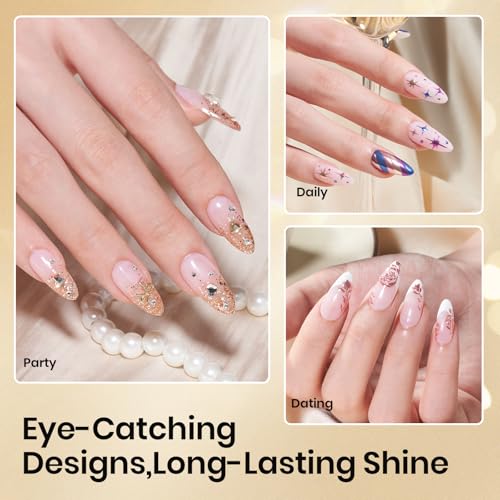 Image of Beetles Liner Gel Top Coat - Decoration Sealing Nail Gel with Fine Brush for Detailed Designs, Strong Adhesion for Mirror Chrome Powder, Rhinestones & Gap Filling UV Light Cure